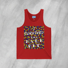 I Survived the Ball Pit - Jersey Tank Top