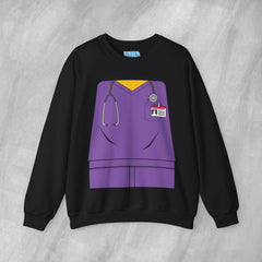 Mini-Bodz Scrubs (Purple) - Mediumweight Sweatshirt
