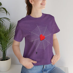 Heart of the Web - Short Sleeve Crewneck T-Shirt