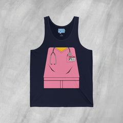 Mini-Bodz Scrubs (Pink) - Jersey Tank Top