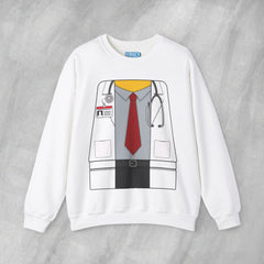 Mini-Bodz Doctor (Shirt & Tie) - Mediumweight Sweatshirt