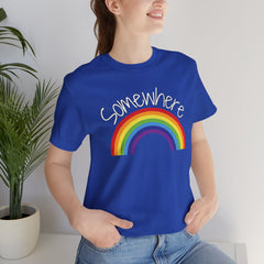 Somewhere Over the Rainbow - Short Sleeve Crewneck T-Shirt