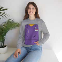 Mini-Bodz Scrubs (Purple) - Mediumweight Sweatshirt