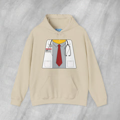 Mini-Bodz Doctor (Shirt & Tie) - Mediumweight Hoodie