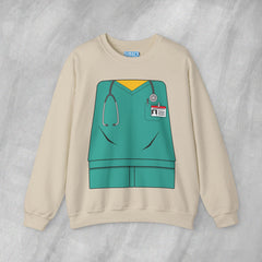 Mini-Bodz Scrubs (Green) - Mediumweight Sweatshirt
