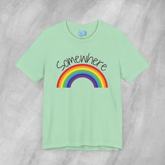Somewhere Over the Rainbow - Short Sleeve Crewneck T-Shirt