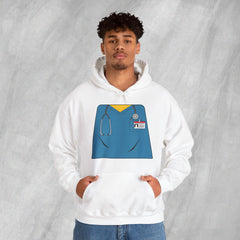 Mini-Bodz Scrubs (Blue) - Mediumweight Hoodie