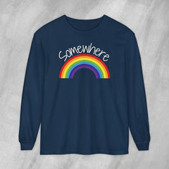 Somewhere Over the Rainbow - Long Sleeve Crewneck T-Shirt