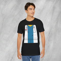 Mini-Bodz Doctor (Blue Scrubs) - Short Sleeve Crewneck T-Shirt