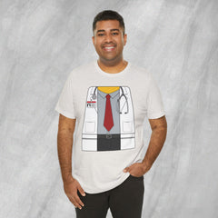 Mini-Bodz Doctor (Shirt & Tie) - Short Sleeve Crewneck T-Shirt