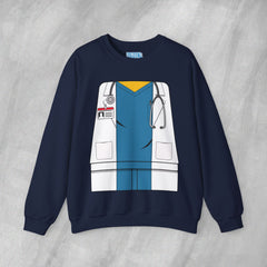 Mini-Bodz Doctor (Blue Scrubs) - Mediumweight Sweatshirt