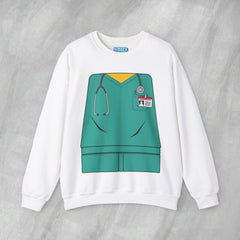 Mini-Bodz Scrubs (Green) - Mediumweight Sweatshirt