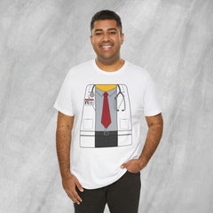 Mini-Bodz Doctor (Shirt & Tie) - Short Sleeve Crewneck T-Shirt