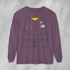 Mini-Bodz Scrubs (Garment Color) - Long Sleeve Crewneck T-Shirt