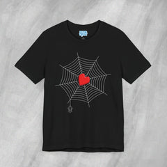Heart of the Web - Short Sleeve Crewneck T-Shirt