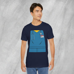 Mini-Bodz Scrubs (Blue) - Short Sleeve Crewneck T-Shirt