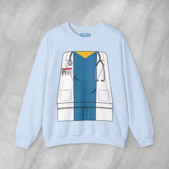 Mini-Bodz Doctor (Blue Scrubs) - Mediumweight Sweatshirt