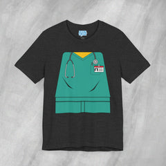 Mini-Bodz Scrubs (Green) - Short Sleeve Crewneck T-Shirt