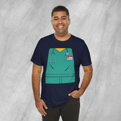 Mini-Bodz Scrubs (Green) - Short Sleeve Crewneck T-Shirt