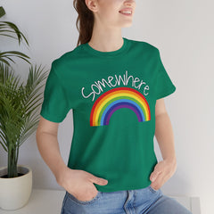 Somewhere Over the Rainbow - Short Sleeve Crewneck T-Shirt