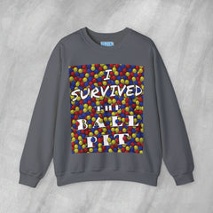 I Survived the Ball Pit - Mediumweight Sweatshirt