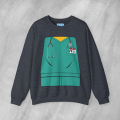 Mini-Bodz Scrubs (Green) - Mediumweight Sweatshirt