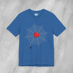Heart of the Web - Short Sleeve Crewneck T-Shirt