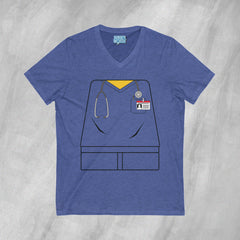 Mini-Bodz Scrubs (Garment Color) - Short Sleeve V-Neck T-Shirt