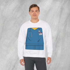 Mini-Bodz Scrubs (Blue) - Mediumweight Sweatshirt