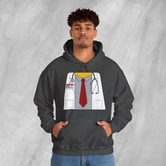 Mini-Bodz Doctor (Shirt & Tie) - Mediumweight Hoodie