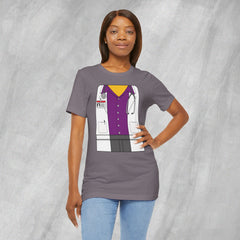 Mini-Bodz Doctor (Button-Up Shirt) - Short Sleeve Crewneck T-Shirt