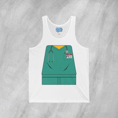 Mini-Bodz Scrubs (Green) - Jersey Tank Top