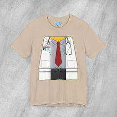 Mini-Bodz Doctor (Shirt & Tie) - Short Sleeve Crewneck T-Shirt