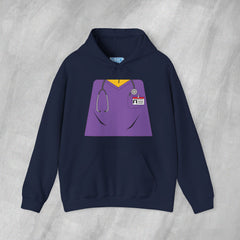 Mini-Bodz Scrubs (Purple) - Mediumweight Hoodie