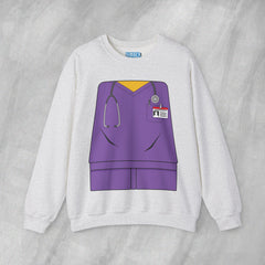Mini-Bodz Scrubs (Purple) - Mediumweight Sweatshirt