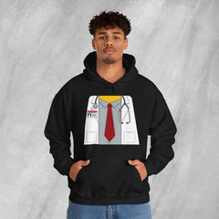 Mini-Bodz Doctor (Shirt & Tie) - Mediumweight Hoodie