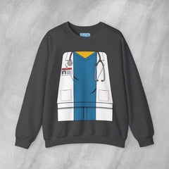 Mini-Bodz Doctor (Blue Scrubs) - Mediumweight Sweatshirt