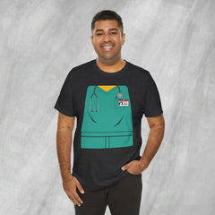 Mini-Bodz Scrubs (Green) - Short Sleeve Crewneck T-Shirt