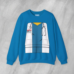 Mini-Bodz Doctor (Blue Scrubs) - Mediumweight Sweatshirt