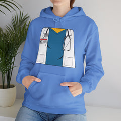 Mini-Bodz Doctor (Blue Scrubs) - Mediumweight Hoodie