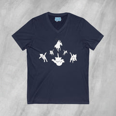 Herding Cats - Short Sleeve V-Neck T-Shirt