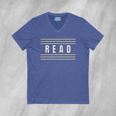 Read Between the Lines - Short Sleeve V-Neck T-Shirt