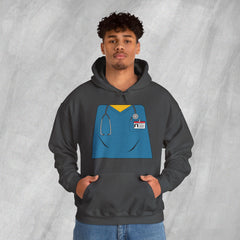 Mini-Bodz Scrubs (Blue) - Mediumweight Hoodie