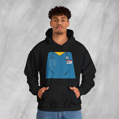 Mini-Bodz Scrubs (Blue) - Mediumweight Hoodie