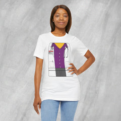 Mini-Bodz Doctor (Button-Up Shirt) - Short Sleeve Crewneck T-Shirt