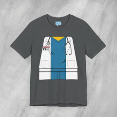 Mini-Bodz Doctor (Blue Scrubs) - Short Sleeve Crewneck T-Shirt