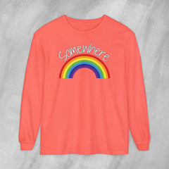 Somewhere Over the Rainbow - Long Sleeve Crewneck T-Shirt