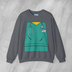 Mini-Bodz Scrubs (Green) - Mediumweight Sweatshirt