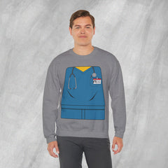 Mini-Bodz Scrubs (Blue) - Mediumweight Sweatshirt