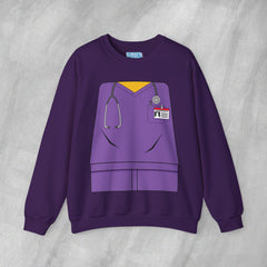 Mini-Bodz Scrubs (Purple) - Mediumweight Sweatshirt